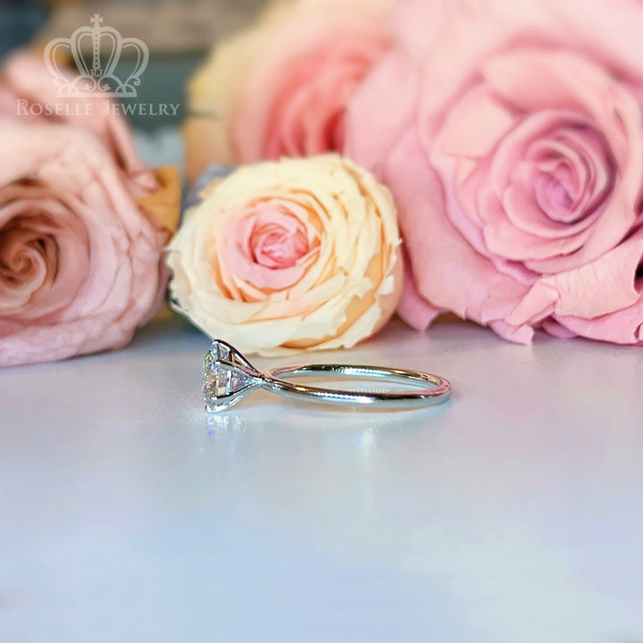 1.01CT Six Prong Lab Grown Solitaire Diamond Ring - LGR003 - Roselle Jewelry