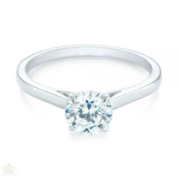 Peekaboo Princess Cut Diamond Engagement Ring [Setting Only] - EC034 - Roselle Jewelry