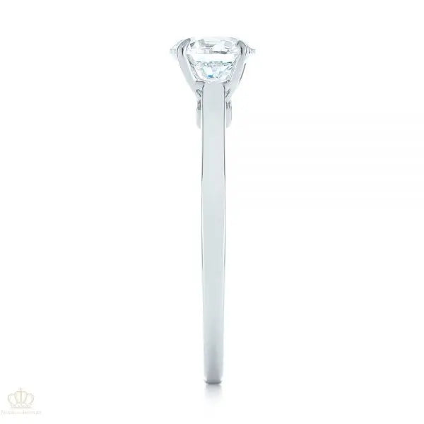 Peekaboo Princess Cut Diamond Engagement Ring [Setting Only] - EC034 - Roselle Jewelry