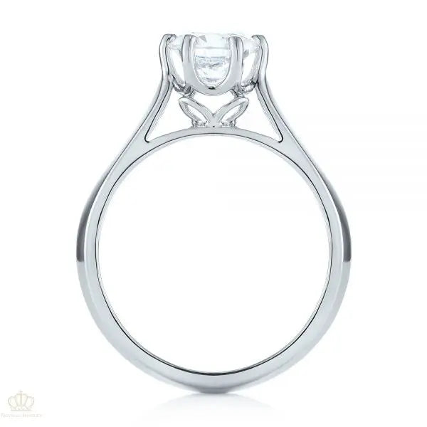 Six Prong Solitaire Diamond Engagement Ring [Setting Only] - EC043 - Roselle Jewelry