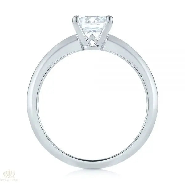 Four Prong Solitaire Diamond Engagement Ring [Setting Only] - EC064 - Roselle Jewelry
