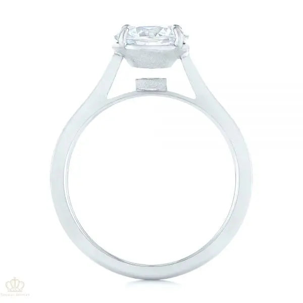 Four Prong Solitaire Diamond Engagement Ring [Setting Only] - EC065 - Roselle Jewelry