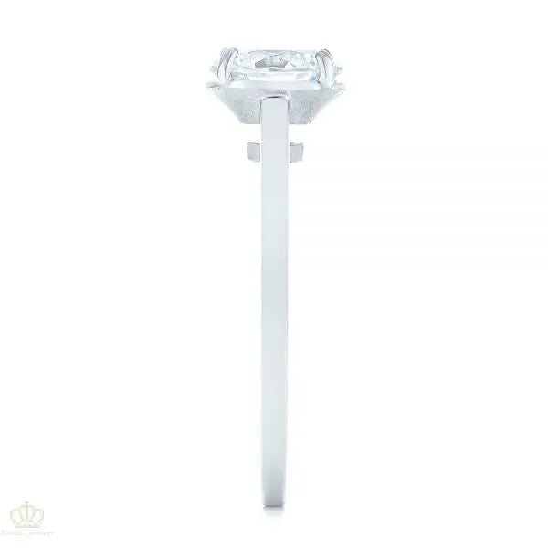 Four Prong Solitaire Diamond Engagement Ring [Setting Only] - EC065 - Roselle Jewelry