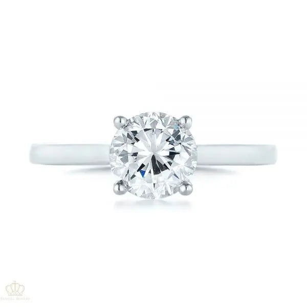 Solitaire Diamond Engagement Ring [Setting Only] - EC061 - Roselle Jewelry