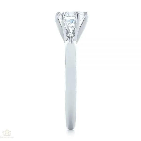 Six Prong Diamond Engagement Ring [Setting Only] - EC045 - Roselle Jewelry