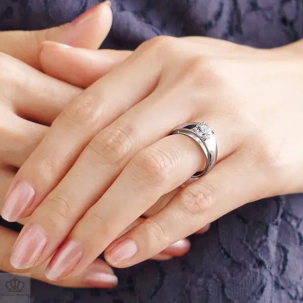 Four Prong Round Brilliant Engagement Ring [Setting Only] - EC023 - Roselle Jewelry