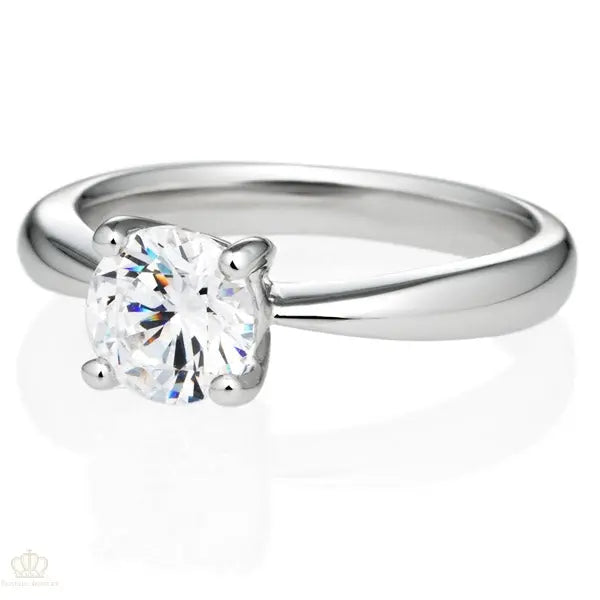 Four Prong Round Brilliant Engagement Ring [Setting Only] - EC022 - Roselle Jewelry