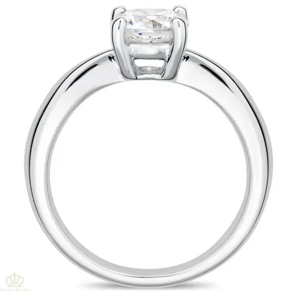 Four Prong Round Brilliant Engagement Ring [Setting Only] - EC022 - Roselle Jewelry
