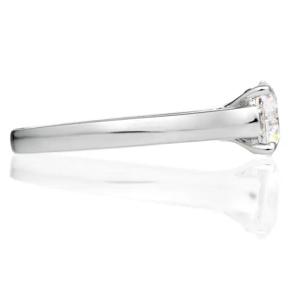 Four Prong Round Brilliant Engagement Ring [Setting Only] - EC020 - Roselle Jewelry