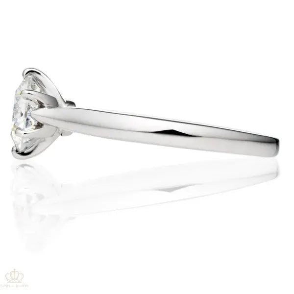 Six Prong Round Brilliant Engagement Ring [Setting Only] - EC015 - Roselle Jewelry