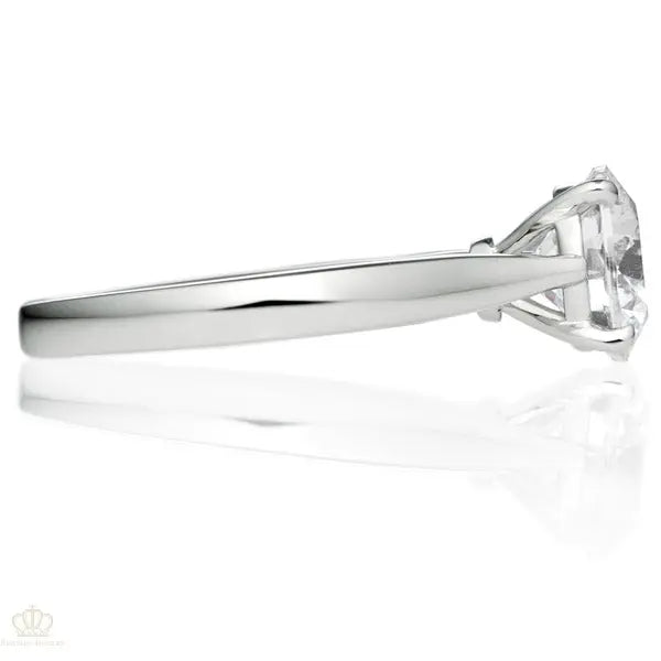 Four Prong Round Brilliant Engagement Ring [Setting Only] - EC017 - Roselle Jewelry