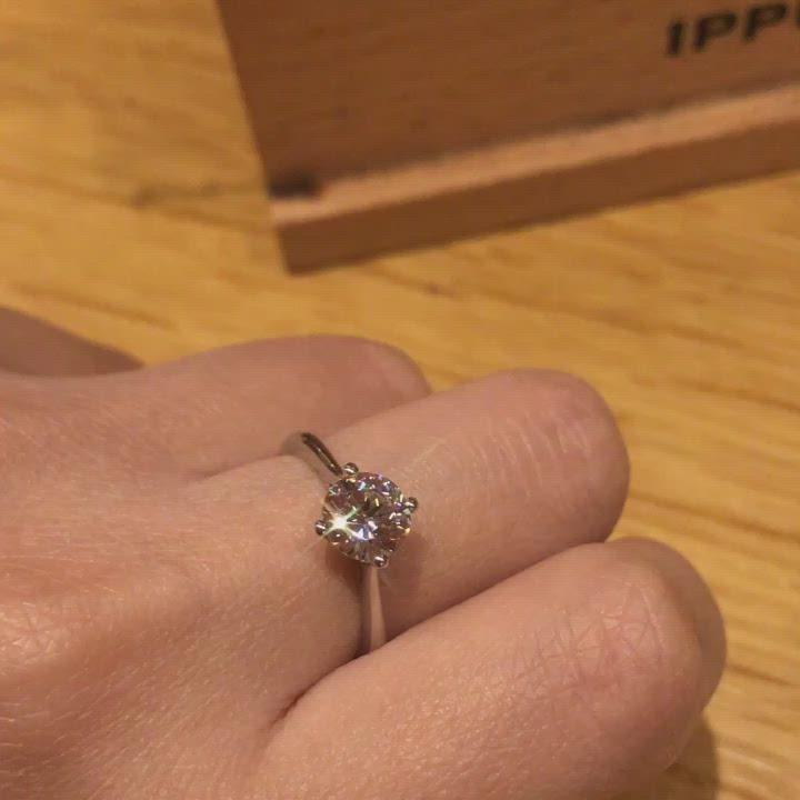 NT10 - Four Prong Solitaire Engagement Ring