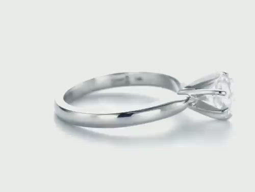 Six Prong Diamond Engagement Ring [Setting Only] - EC045