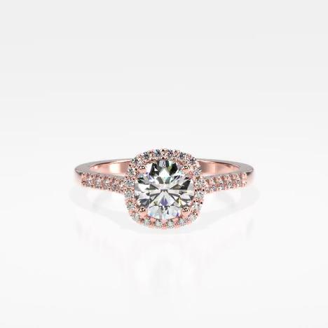 Odessa Halo Diamond Engagement Ring [Setting Only] - EC103