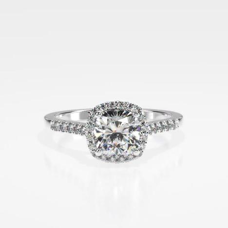 Odessa Halo Diamond Engagement Ring [Setting Only] - EC103