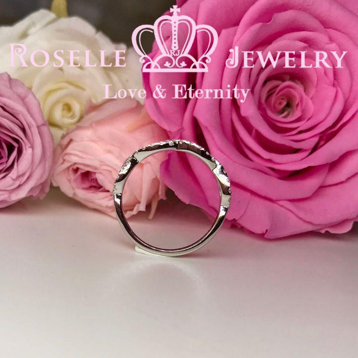 Twist Band Wedding Ring - BA35 - Roselle Jewelry
