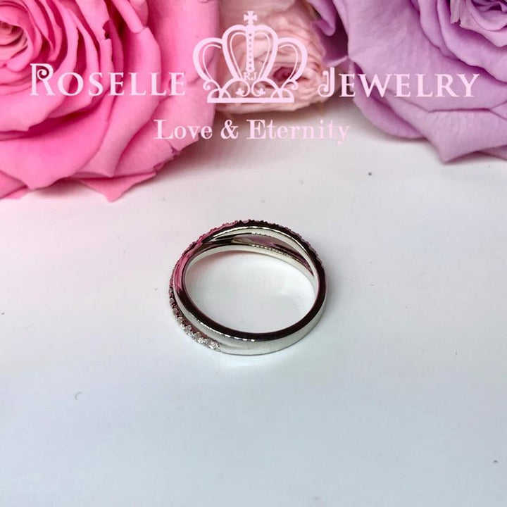 Twist Wedding Ring - BA48 - Roselle Jewelry